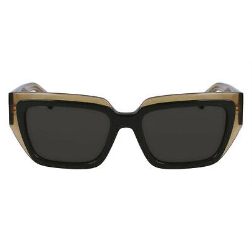 Salvatore Ferragamo SF2002S Sunglasses Khaki/green 55mm