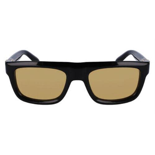 Salvatore Ferragamo SF2009S Sunglasses Men Black/gold 56mm