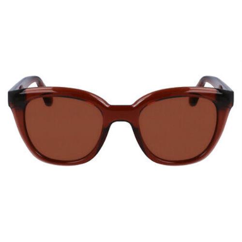 Salvatore Ferragamo SF2000S Sunglasses Transparent Brown 52mm