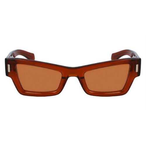 Salvatore Ferragamo SF2006S Sunglasses Transparent Brown 53mm