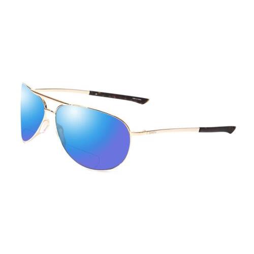 Smith Serpico Unisex Polarized Bi-focal Sunglasses 41 Options Gold Tortoise 65mm Blue Mirror