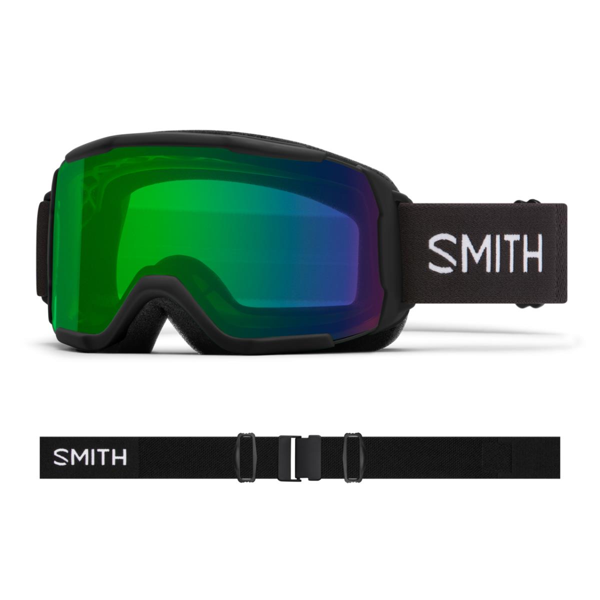 Smith Optics Showcase Otg Goggles Black; Chromapop Everyday Green Mirror