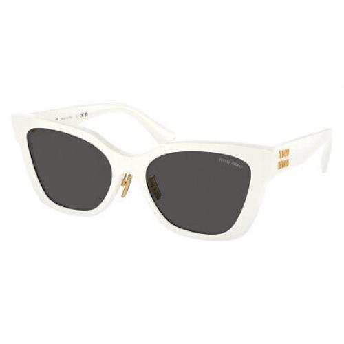 Miu Miu MU 02ZS Sunglasses Women White 56mm