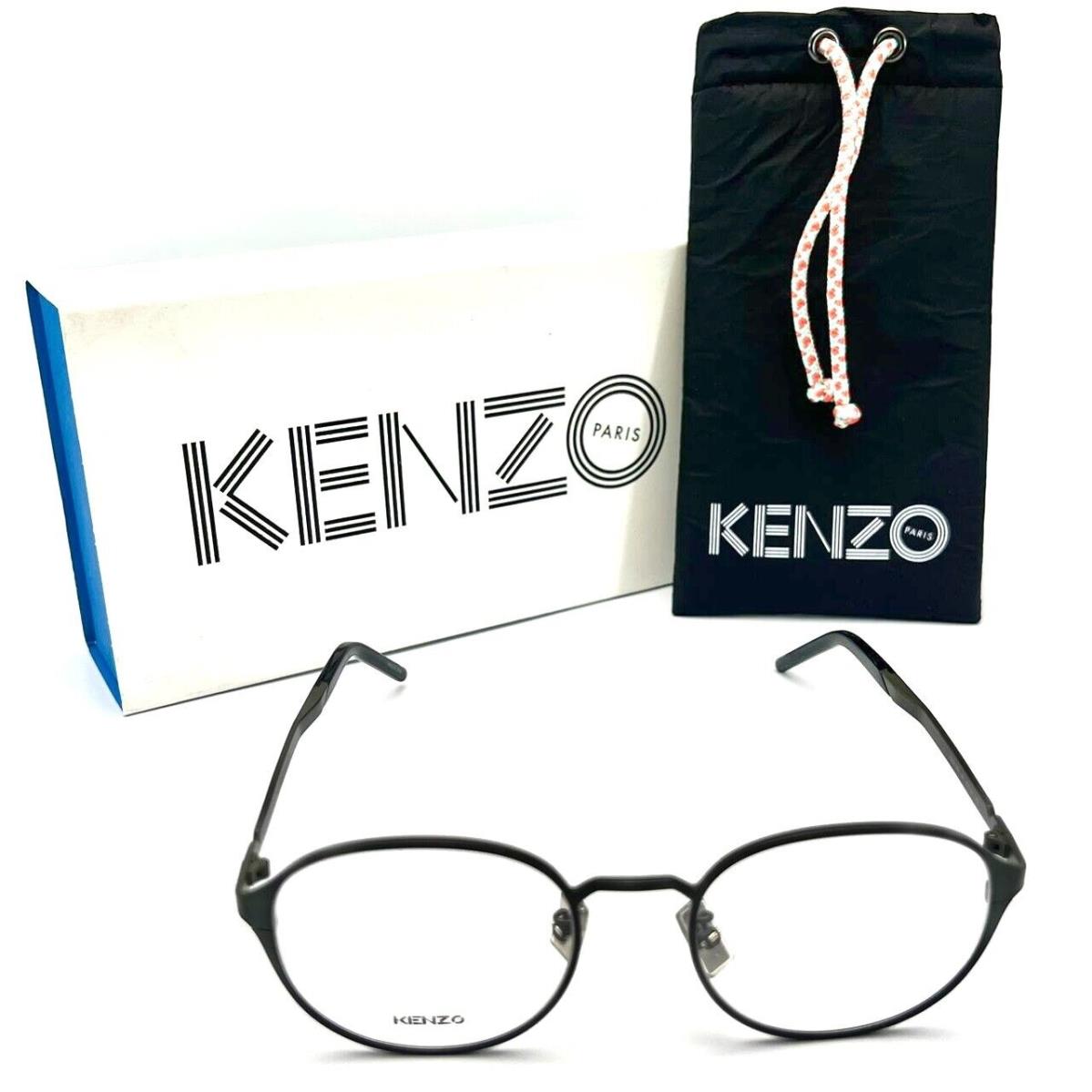Kenzo KZ50128U 097 Silver Eyeglasses Frame 52-20 145