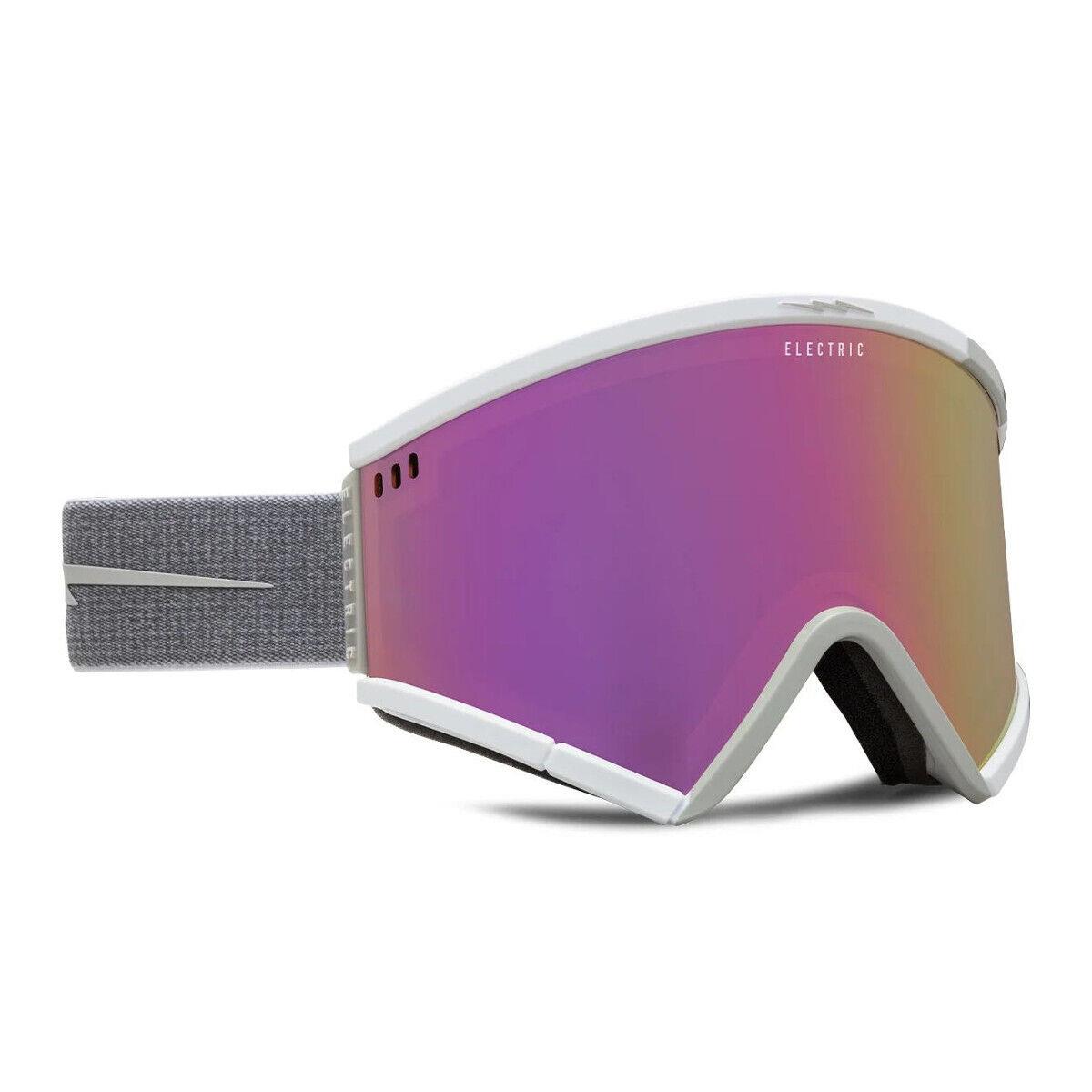 Electric Roteck Ski/snowboard Goggles StaticWhite/CoyotePink