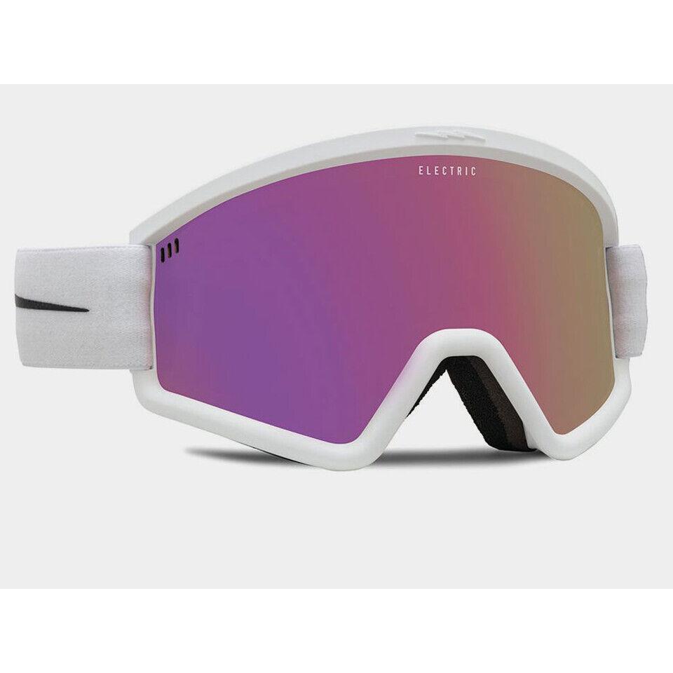 Electric Hex Ski/snowboard Goggles MatteWhite/PinkChrome