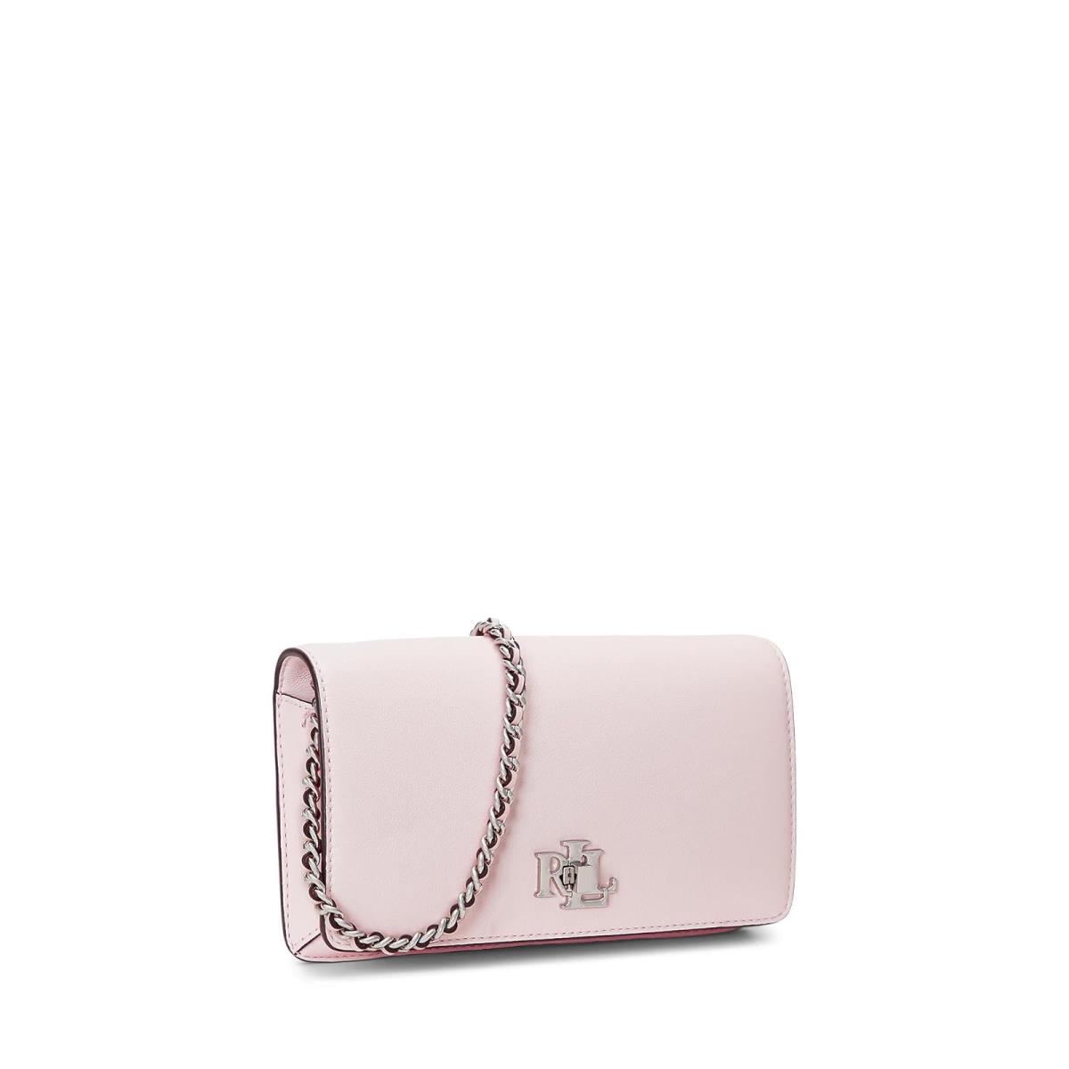 Woman`s Handbags Lauren Ralph Lauren Leather Crossbody Turn-lock Tech Case Pink