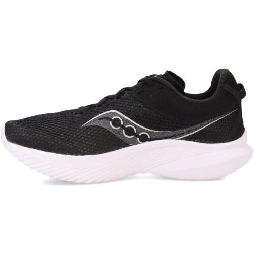 Size 10 - Saucony Men`s Kinvara 14 Sneaker Black/white - Black