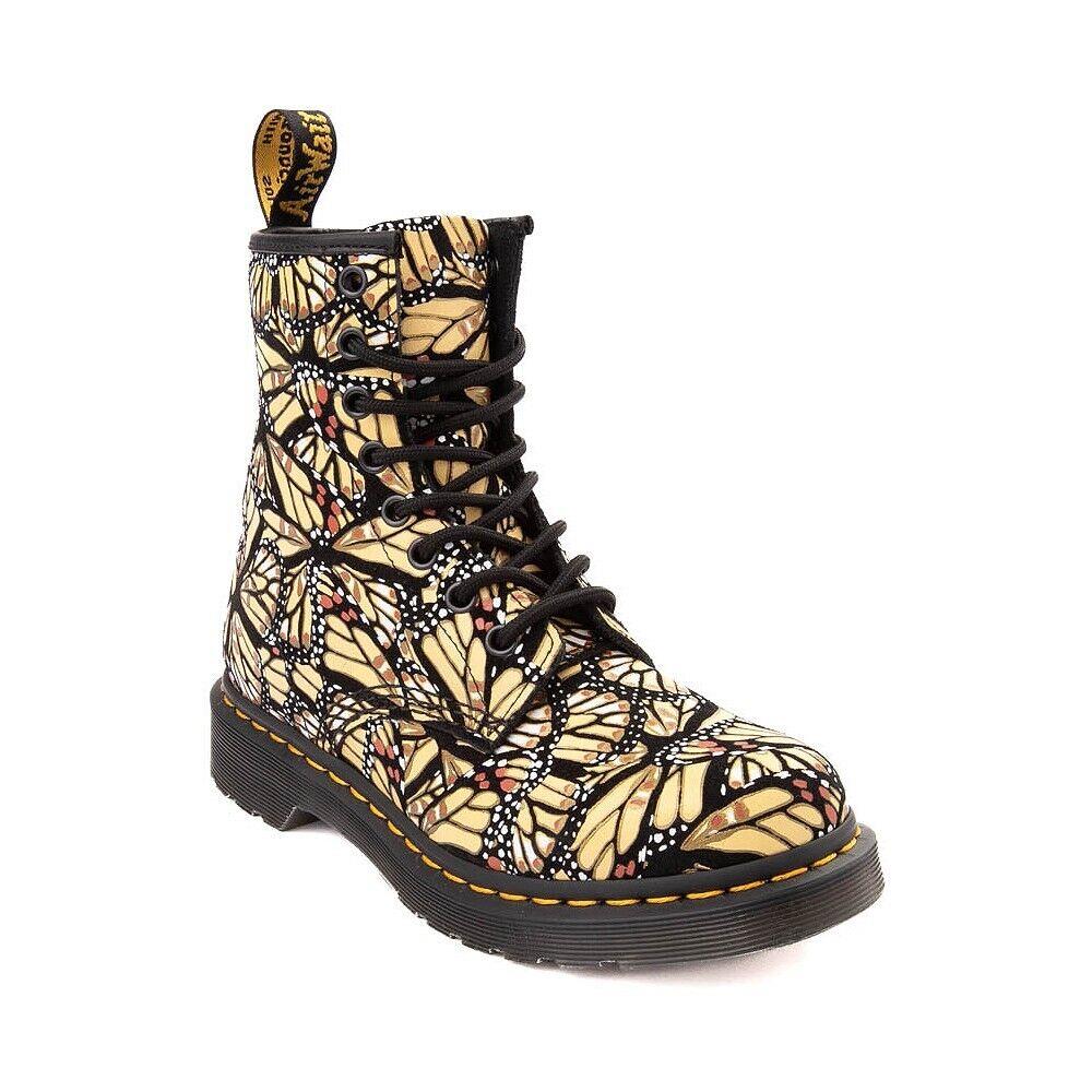 Womens Dr. Martens 1460 8-Eye Boot - Butterfly Yellow - Yellow