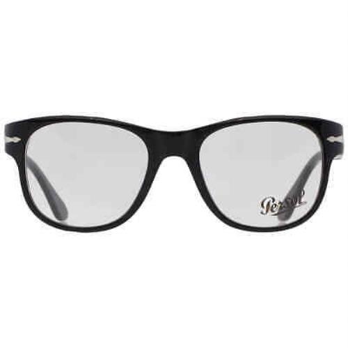 Persol Demo Square Unisex Eyeglasses PO3312V 95 52 PO3312V 95 52