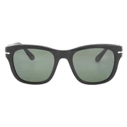 Persol Green Square Unisex Sunglasses PO3313S 95/31 52 PO3313S 95/31 52