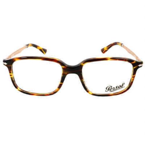 Persol Demo Square Men`s Eyeglasses PO3246V 938 PO3246V 938