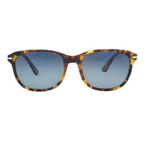 Persol Blue Gradient Square Unisex Sunglasses PO1935S 1052S3 57 PO1935S 1052S3