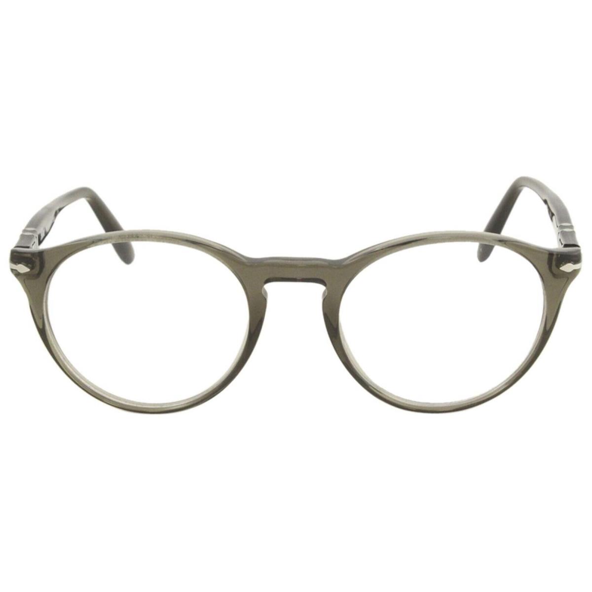 Persol 3092-V 9061 Grey Oval Designer Eyeglasses Frames 48/19/145