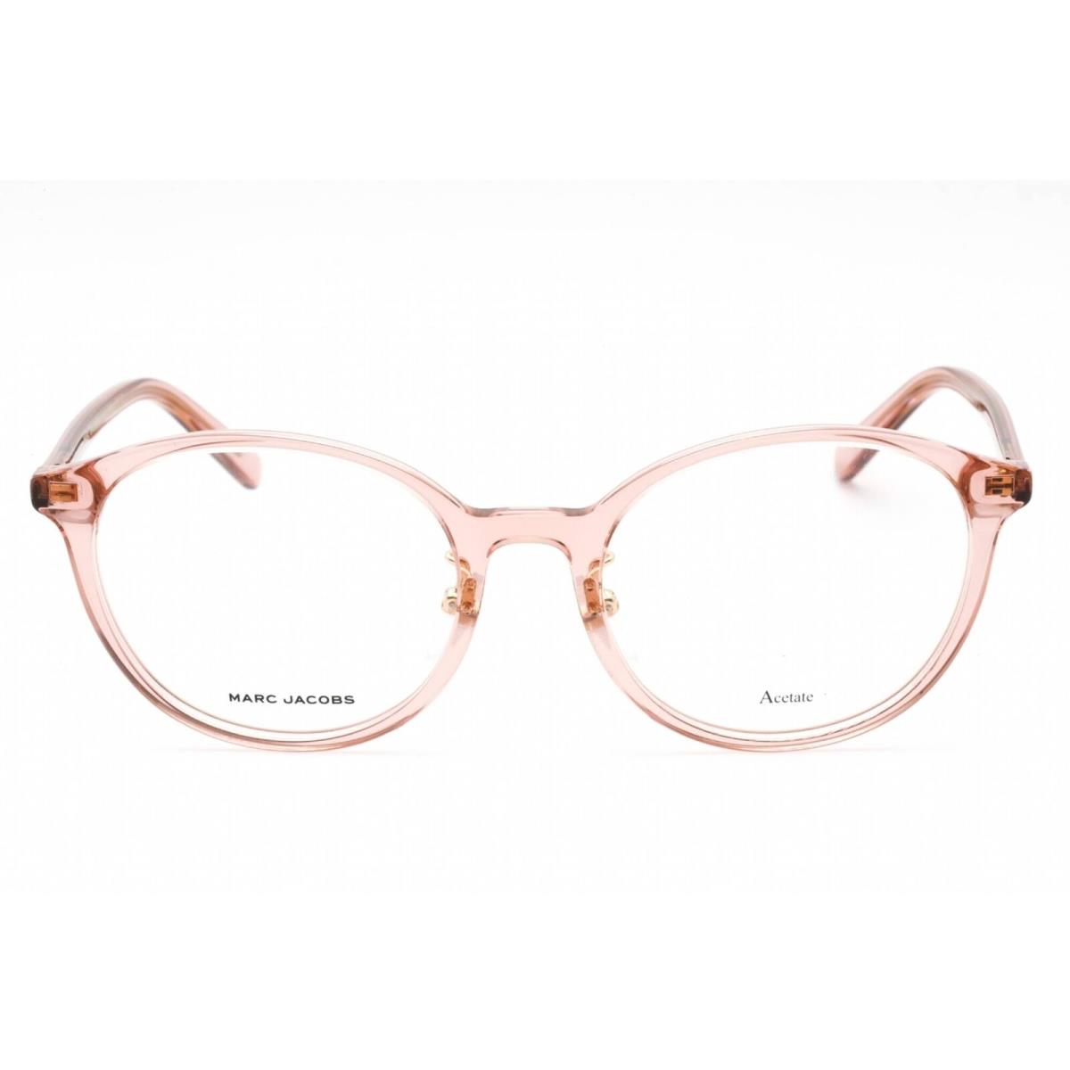 Marc Jacobs Women`s Eyeglasses Transparent Pink Plastic Frame Marc 711/F 035J 00 - Frame: Transparent Pink, Lens: Clear Lens