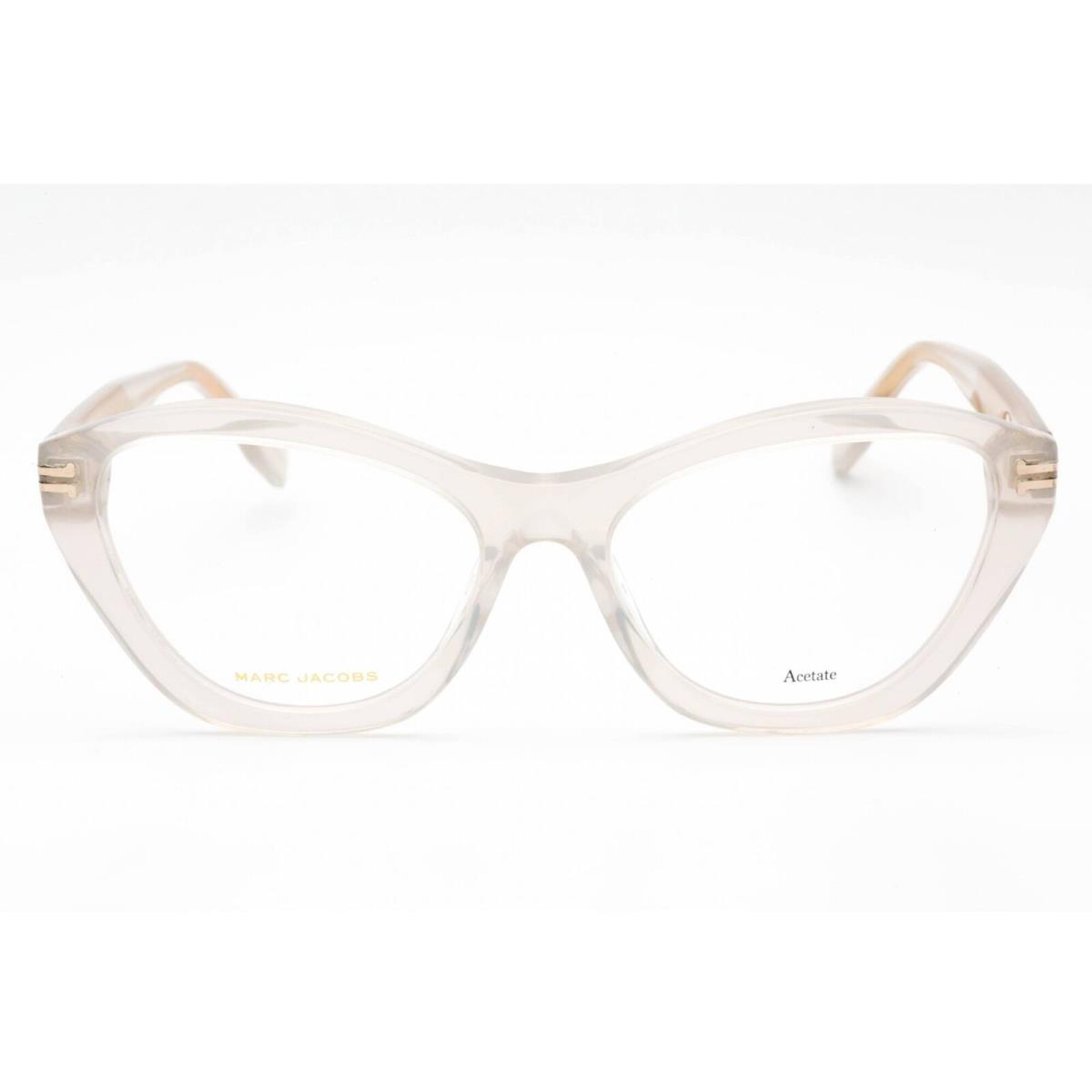 Marc Jacobs Women`s Eyeglasses Full Rim Cat Eye Shape Frame MJ 1086 0FWM 00 - Frame: Nude, Lens: Clear Lens