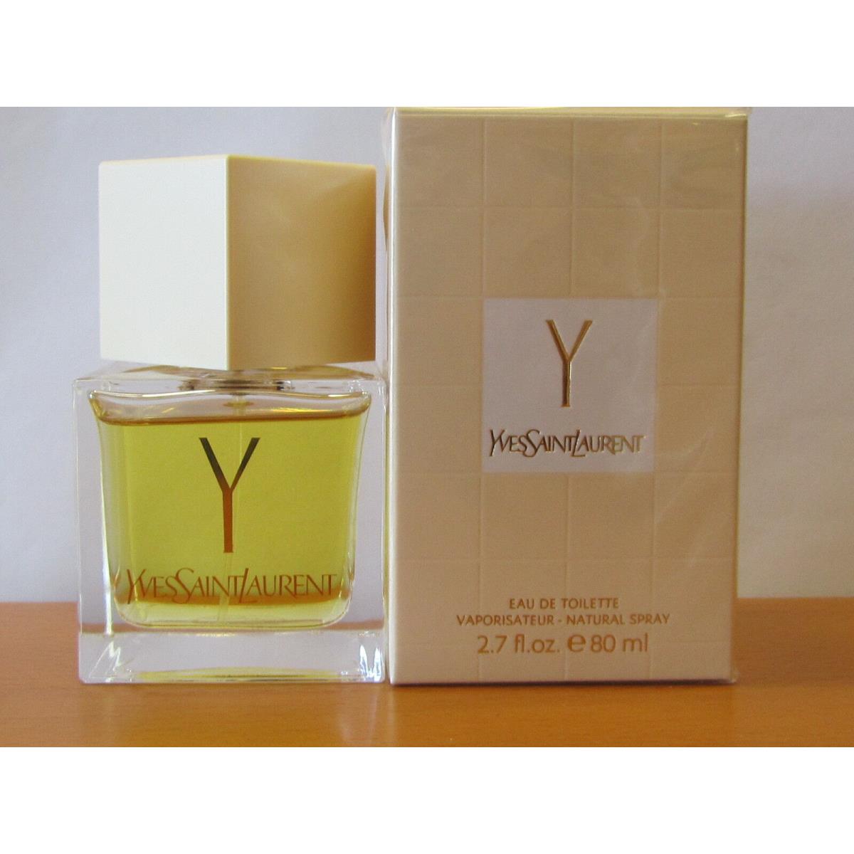 Y By Yves Saint Laurent Perfume Women 2.7oz/80 ml Eau De Toilette Spray Sealed