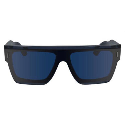 Calvin Klein CK24502S Sunglasses Unisex Blue 55mm