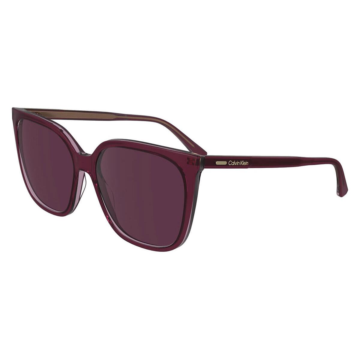 Calvin Klein CK24509S Sunglasses Women Cherry/rose 56mm