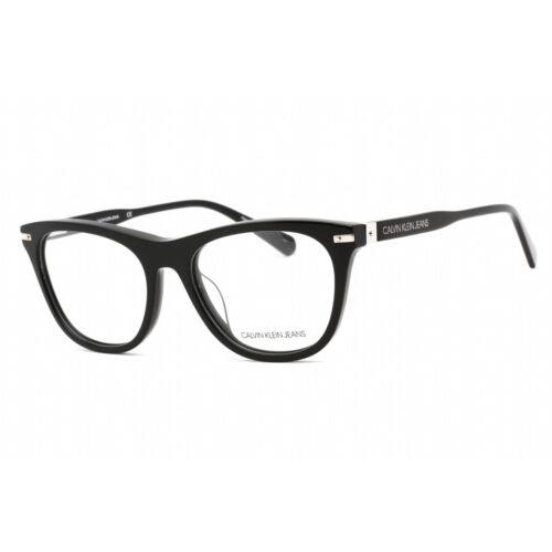 Calvin Klein Jeans Men`s Eyeglasses Black Plastic Frame Clear Lens CKJ19525 001