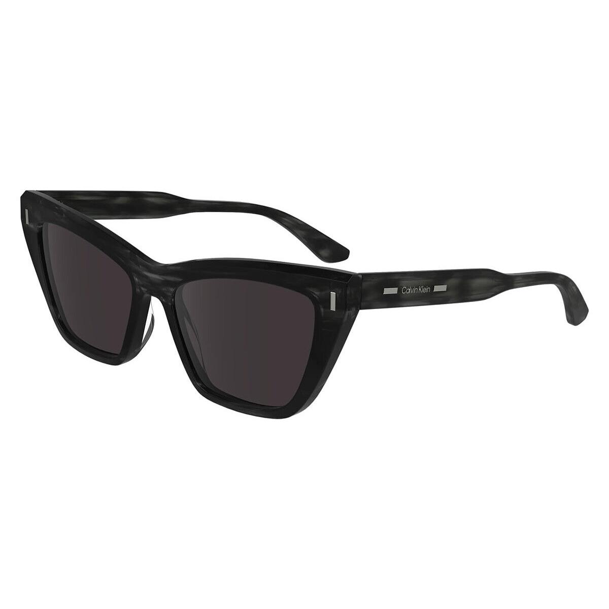 Calvin Klein CK24505S Sunglasses Women Striped Gray 55mm