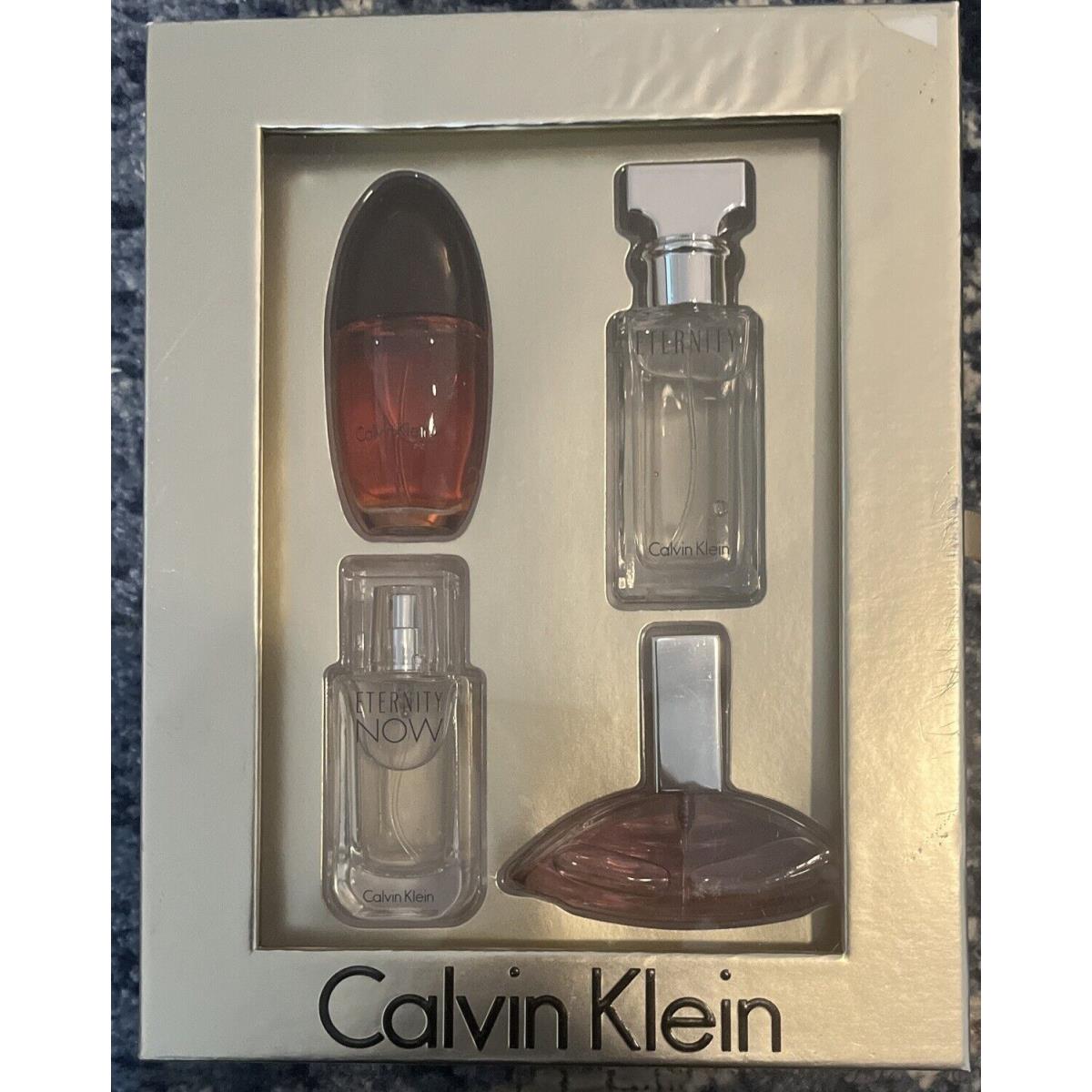 Calvin Klein Perfume Gift Set Mini Travel Size .5 Oz