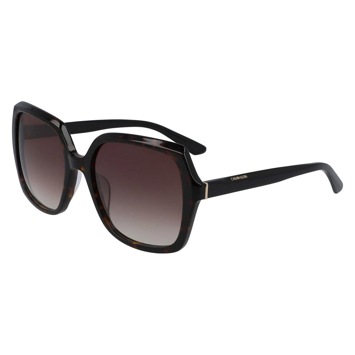 Calvin Klein CK20541S Sunglasses Dark Tortoise Square 57mm