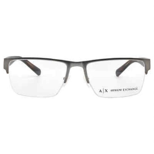 Armani Exchange Demo Rectangular Men`s Eyeglasses AX1018 6017 54 AX1018 6017 54