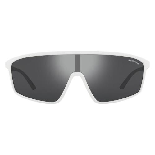 Armani Exchange Sunglasses 0AX4119S 81566G White Frame Gray Lens 37MM