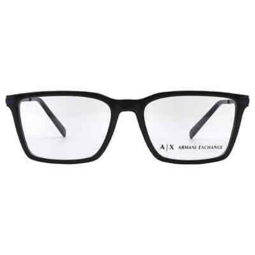 Armani Exchange Demo Rectangular Men`s Eyeglasses AX3077 8158 54 AX3077 8158 54