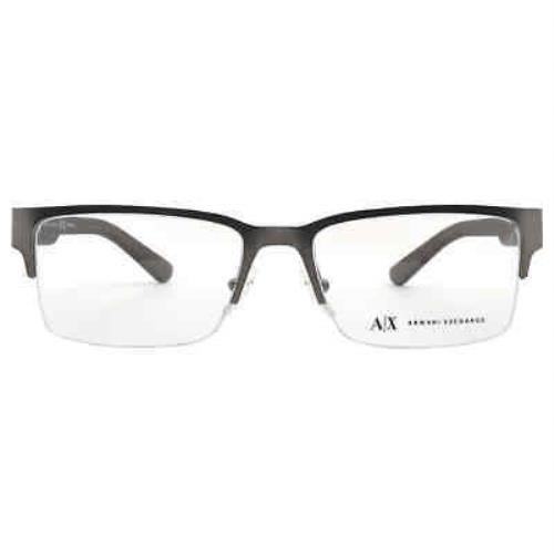 Armani Exchange Demo Rectangular Eyeglasses AX1014 6060 53 AX1014 6060 53