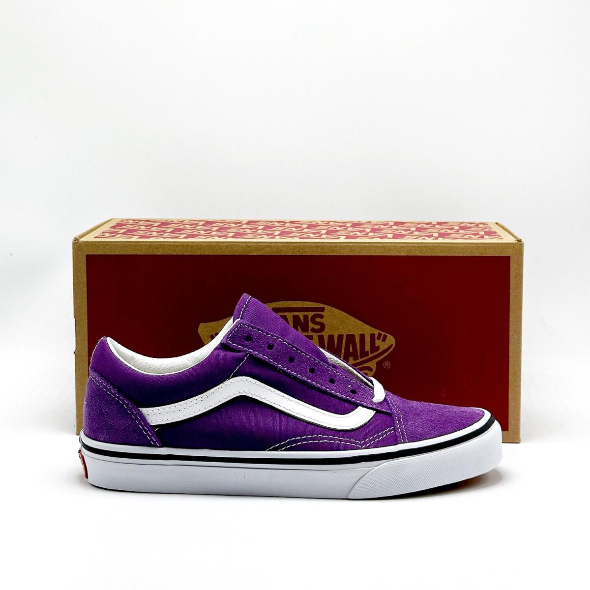 Unisex Vans Old Skool Color Theory Shoes Purple VN0007NT1N8