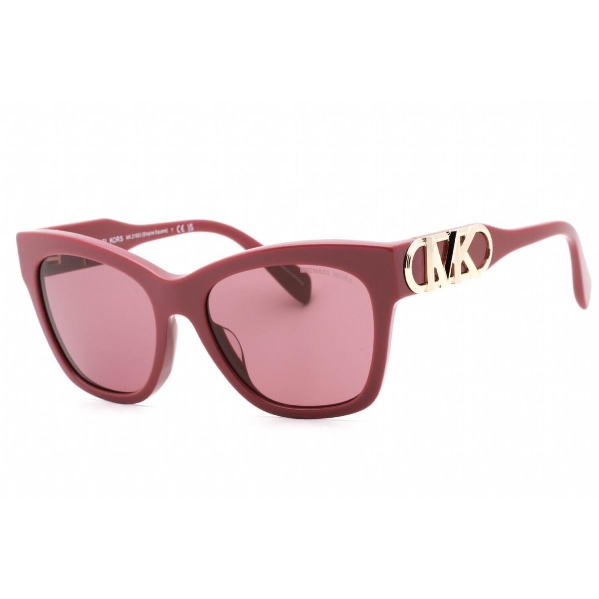 Michael Kors MK2182U 32566G Sunglasses Burgundy Frame Burgundy Pink Lens 55mm