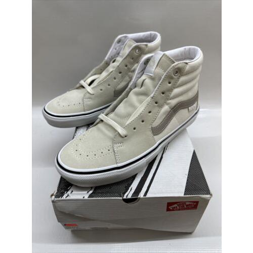 Vans Skate Sk8-Hi Bone White Shoes VN0A5FCCBWQ Men s Size 9.5