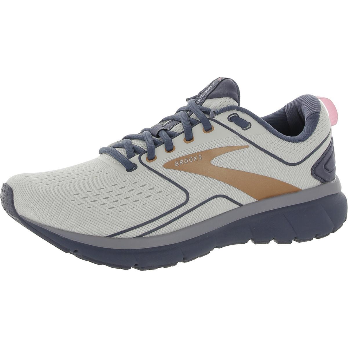 Brooks Womens Transmit 3 Fitness Workout Running Shoes Sneakers Bhfo 5885 Spa Blue/Neo Pink/Copper