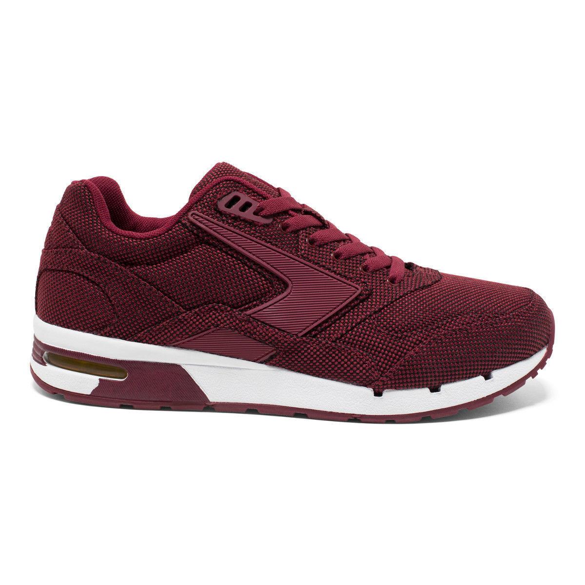 Brooks Heritage Mens Fusion 640 Burgundy White Lifestyle Sneakers 8 - 12