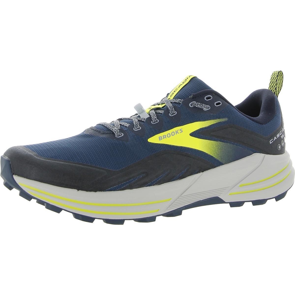 Brooks Mens Cascadia 16 Gym Athletic and Training Shoes Sneakers Bhfo 8779 Blue/Titan