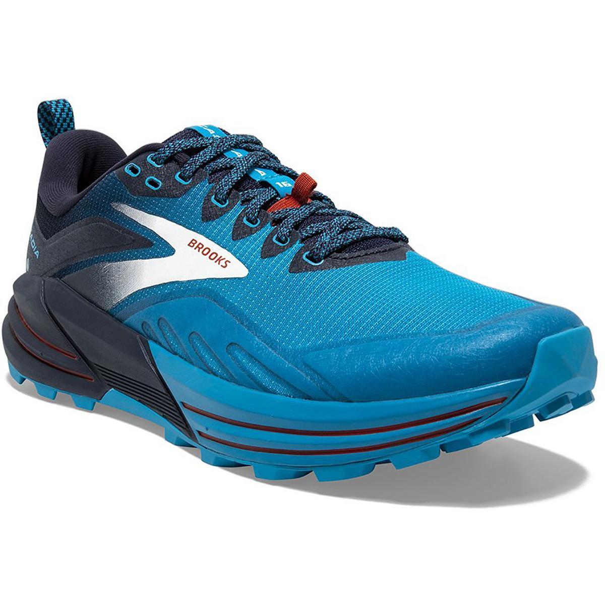 Brooks Mens Cascadia 16 Gym Athletic and Training Shoes Sneakers Bhfo 8779 Peacoat/Atomic Blue/Rooibos