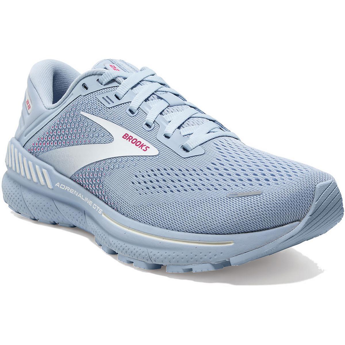 Brooks Womens Adrenaline Gts 22 Athletic and Training Shoes Sneakers Bhfo 7537 Blue/White/Rose