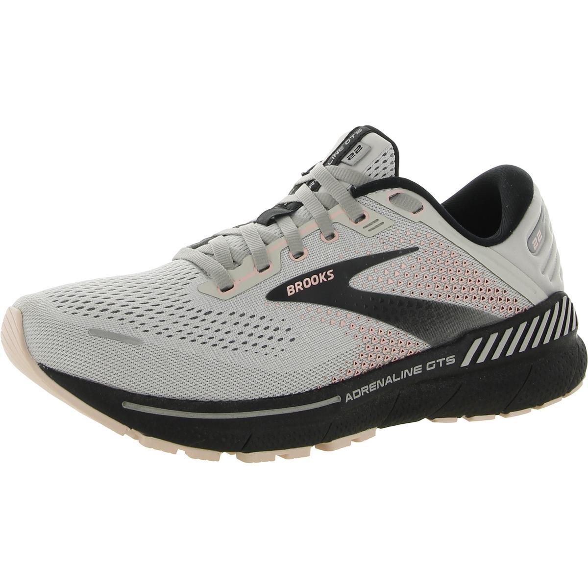 Brooks Womens Adrenaline Gts 22 Athletic and Training Shoes Sneakers Bhfo 7537 Grey/PInk/Black
