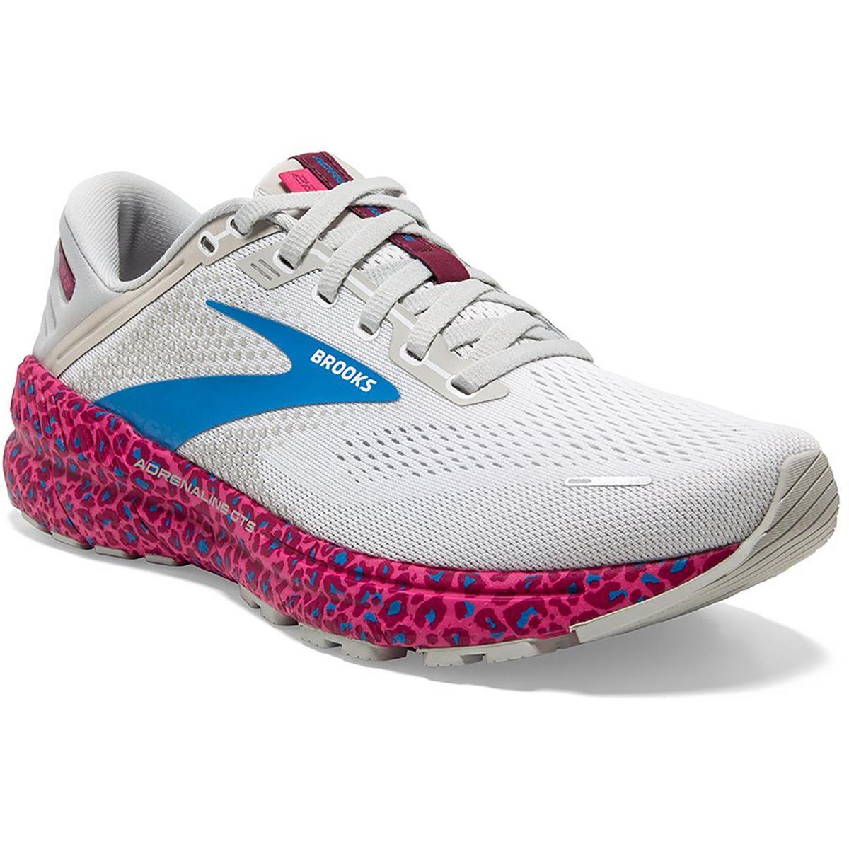 Brooks Womens Adrenaline Gts 22 Athletic and Training Shoes Sneakers Bhfo 7537 White/Oyster/Brilliant