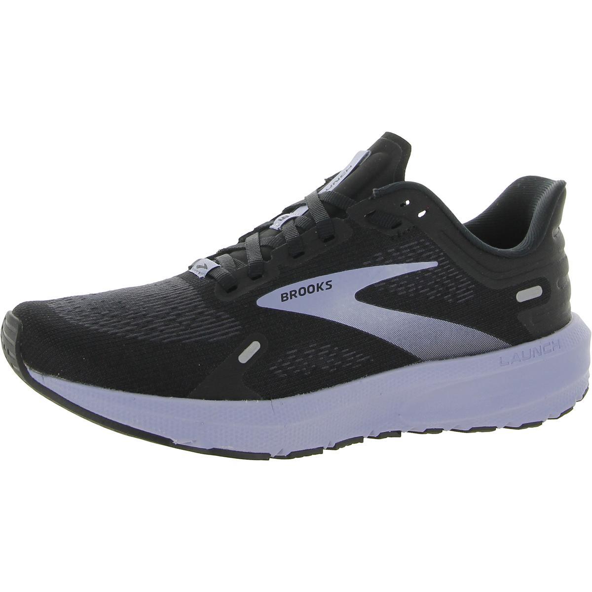 Brooks Womens Launch 9 Lace-up Athletic and Training Shoes Sneakers Bhfo 8050 Black/Purple