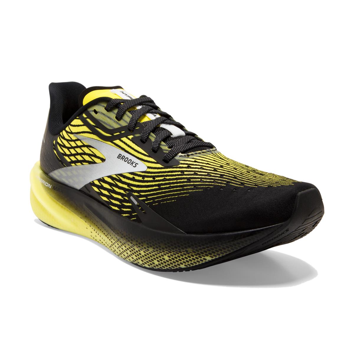 Brooks Hyperion Max Men`s Road Running Shoes Black/Blazing Yellow/White