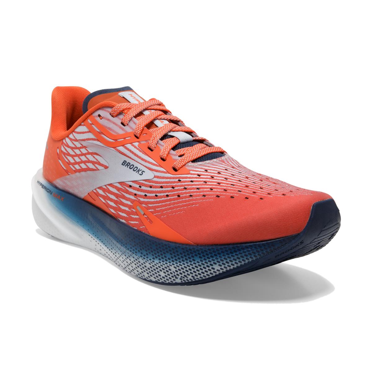 Brooks Hyperion Max Men`s Road Running Shoes Cherry Tomato/Arctic Ice/Titan