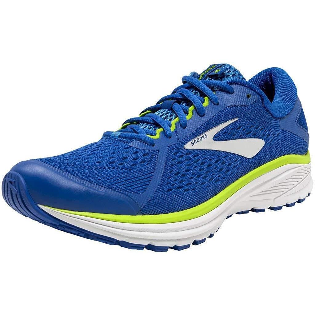 Brooks Men`s Running Shoes Mu Sz_us:5.5_Multicolour Blue Lime White 404