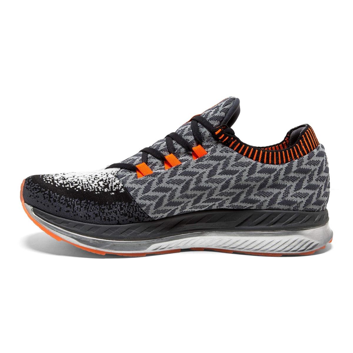 Brooks Mens Bedlam Running Shoe - Black/ Sz_8.5_Black/Grey/Orange - Black/Grey/Orange