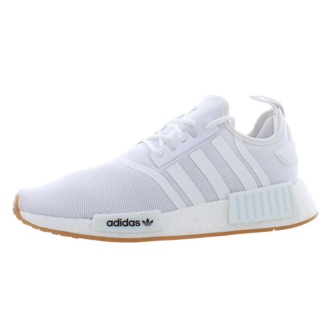 Adidas NMD_R1 Primeblue Mens Shoes - Cloud White/Cloud White/Gum, Main: White