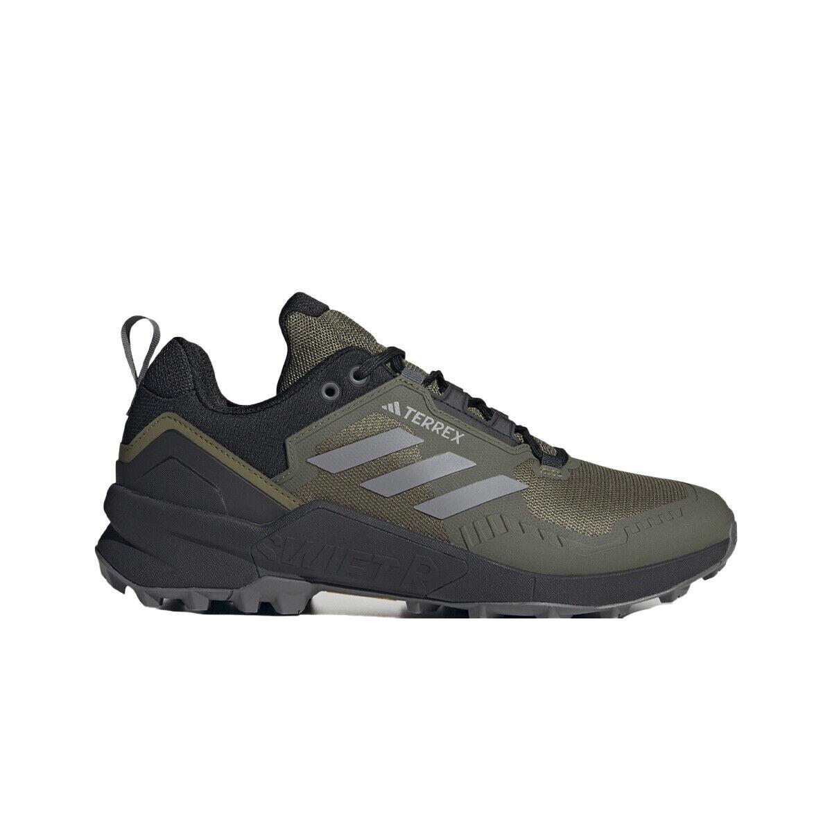 Adidas Men`s Focus Olive Terrex Swift R3 Hiking Shoes HR1339 - Focus Olive/Grey Three/Core Black