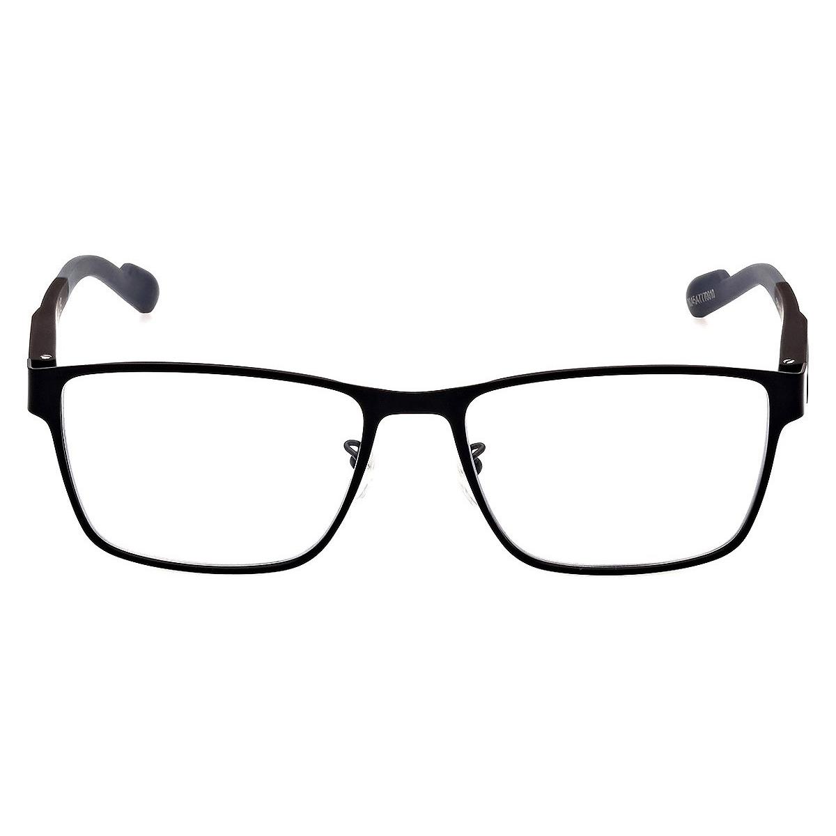 Adidas SP5034 Eyeglasses Men Matte Black Rectangle 55mm