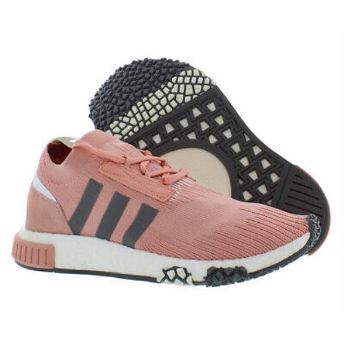 Adidas Nmd Racer PK Womens Shoes Size 6.5 Color: Blush/grey/white - Blush/Grey/White, Main: Pink